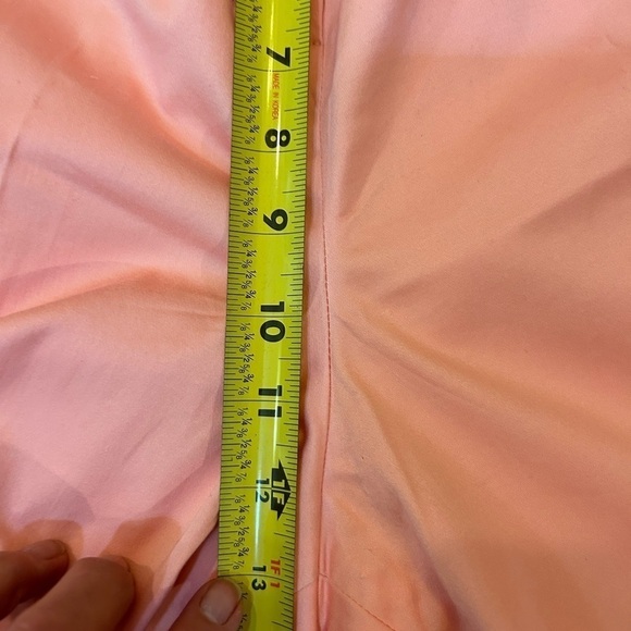 Larry Levine Soft Stretch Career Crop Pants Peach Capris Size 16  NWT - Picture 12 of 13
